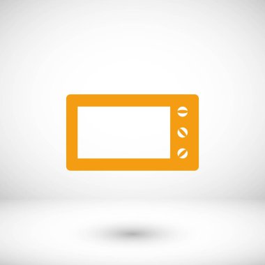 mikrodalga fırın vektör simgesi