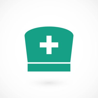 Düz hemşire simgesi