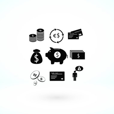 Finans ve para simgesi