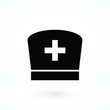 Düz hemşire simgesi