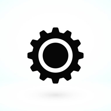 dişli simge vektör