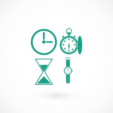 Saatler simgeler vektör