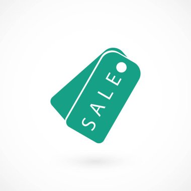 Satılık bir ses etiketi simgesi, vektör