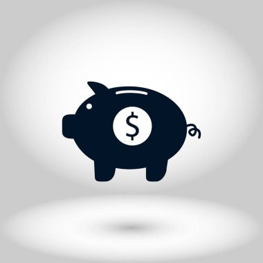 domuzcuk banka vektör simgesi