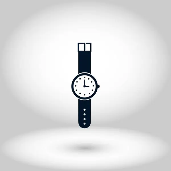 Reloj de pulsera icono vector — Archivo Imágenes Vectoriales