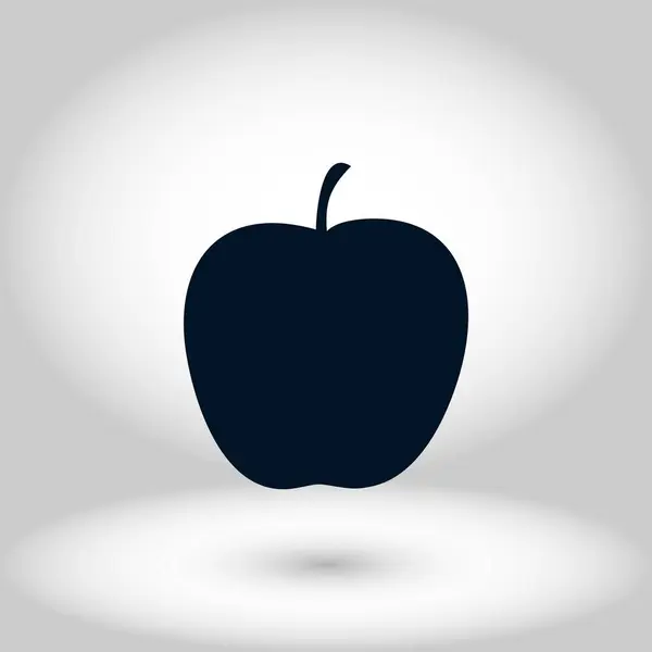 Вектор значка яблока — стоковый вектор