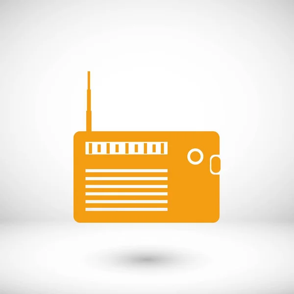 Icône radio vecteur — Image vectorielle