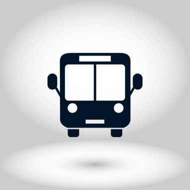 otobüs simge vektör