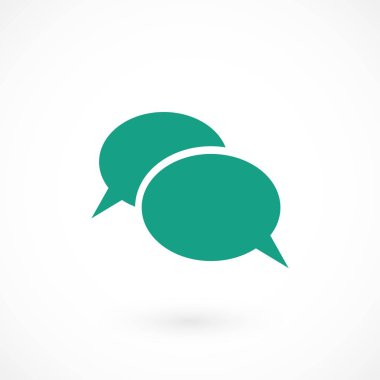 iletişimin bir düz simgesi