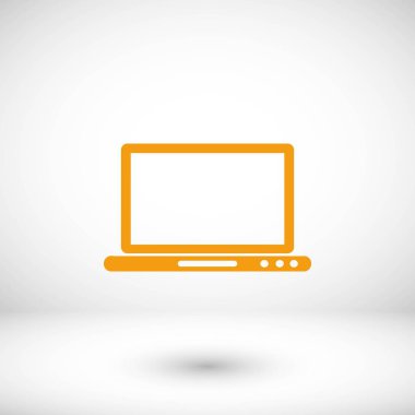 Monitör simge vektör