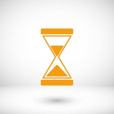 kum saati simgesi vektör