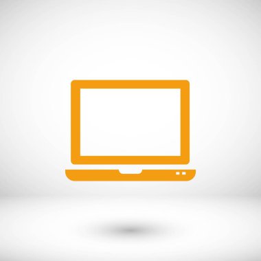 vektör monitör simgesini