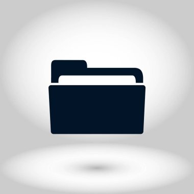 klasör simge vektör