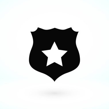 Kalkan işareti vektör simgesi