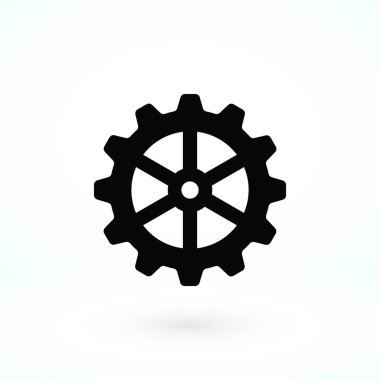 dişli simge vektör