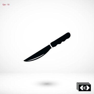 Knife icon vector