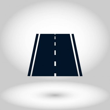 yol simgesi, vektör