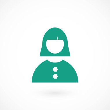 kadın simge vektör