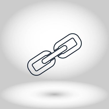 Zincir bağlantı simge vektör