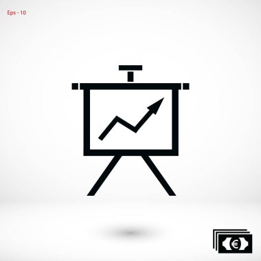 Finans simge vektör