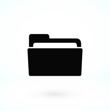 klasör simge vektör