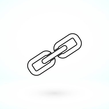 Zincir bağlantı simge vektör