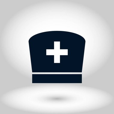 Düz hemşire simgesi