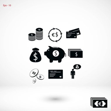 Finans ve para simgesi