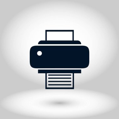 Yazıcı simgesi vektör