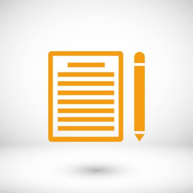 Kağıt simge vektör