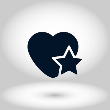 kalp yıldız simgesi