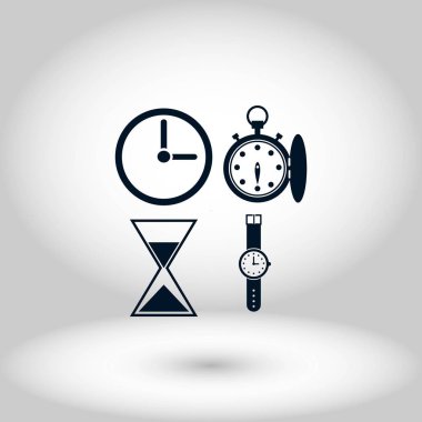 Saatler simgeler vektör