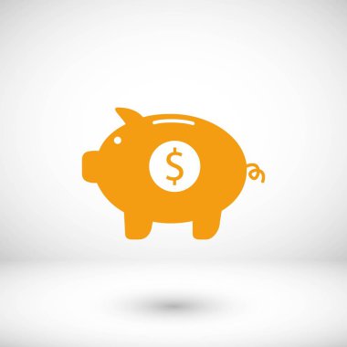 domuzcuk banka vektör simgesi