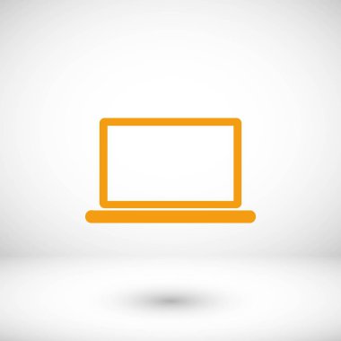 Dizüstü bilgisayar Simgesi Vektörü