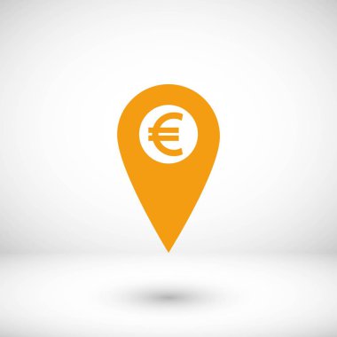 İşaret konum simgesini Euro simgesi