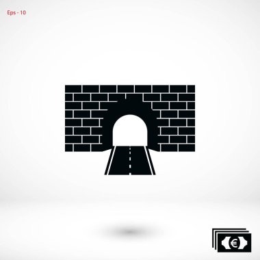 Tünel simge vektör