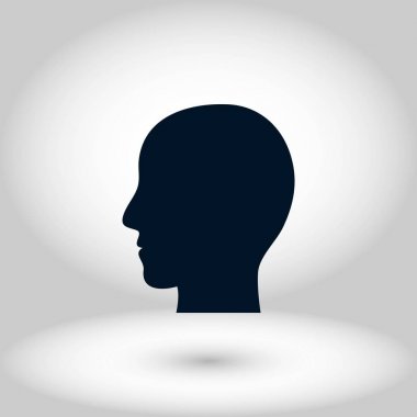 Kafa vektör simgesi