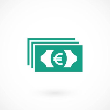 Euro vektör simgesi