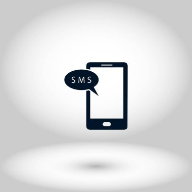 Akıllı telefon sms simgesi