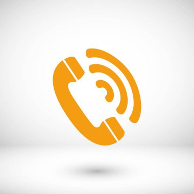 telefon alıcısı vektör simgesi