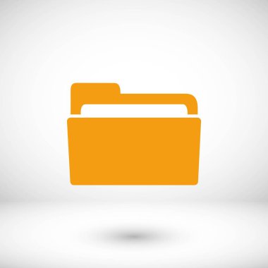 klasör simge vektör