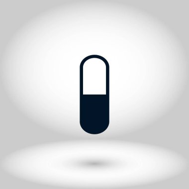 Kapsül Vektör Simgesi