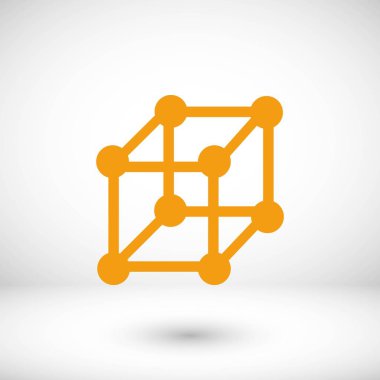  küp simge vektörü