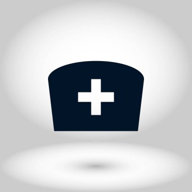 Düz hemşire simgesi