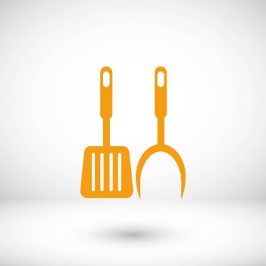 Barbekü simge vektör