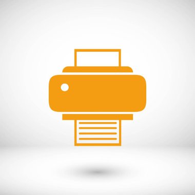 Yazıcı simgesi vektör