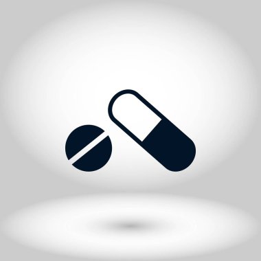 Kapsül Vektör Simgesi