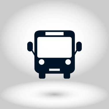 otobüs simge vektör