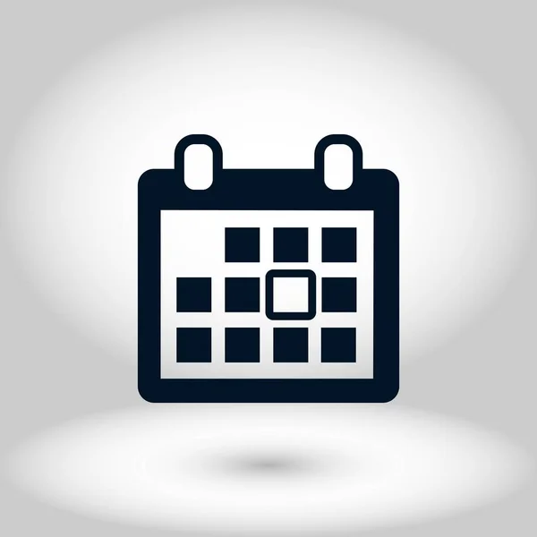 Icono vector calendario — Vector de stock