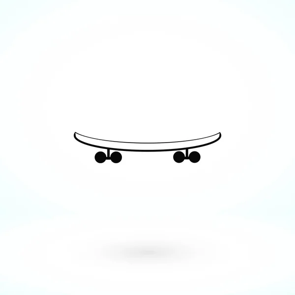 Skateboard-Vektor-Symbol — Stockvektor